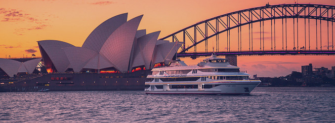 Sunset Sydney Harbour Dinner Cruise | Captain Cook Cruises Sydney Harbour
